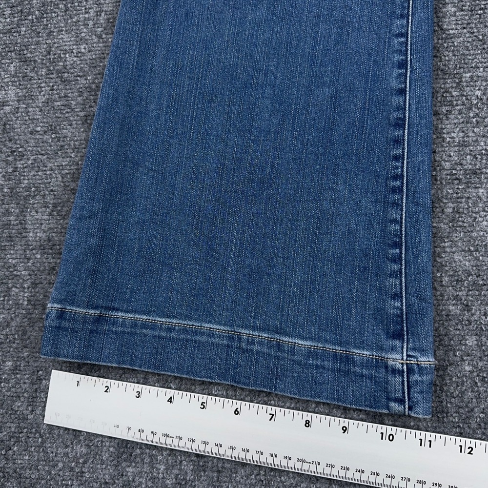 Torrid Bombshell Flare Jeans Women 14XT Gramercy Wash Premium Stretch High Rise - Picture 9 of 10